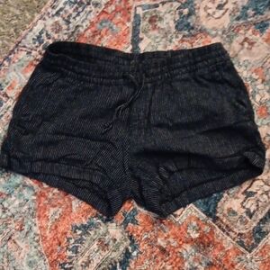 Navy Lightweight Drawstring Women's Shorts